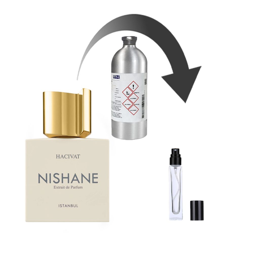 دکانت عطر نیشانه هاجیوات (هاسیوات) - برند لوزی - 5 میل