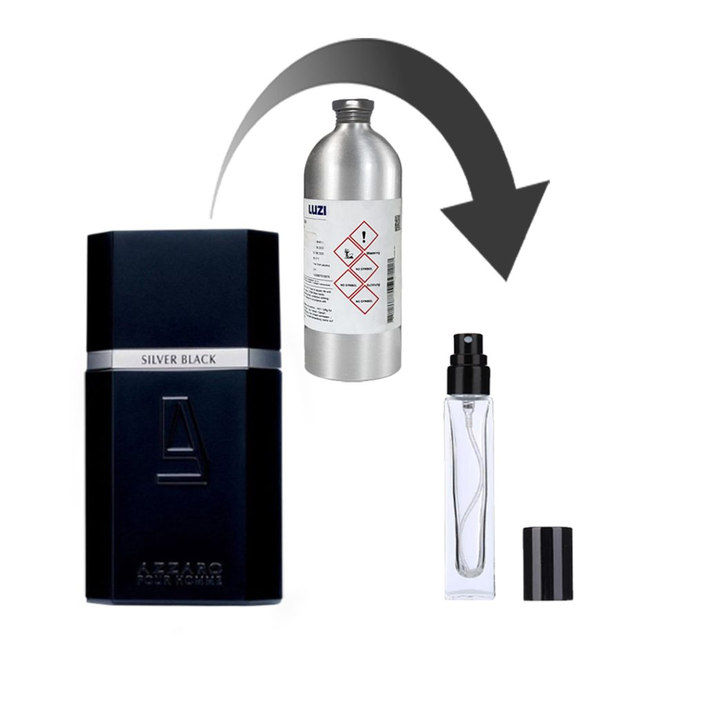 دکانت عطر آزارو سیلور بلک - برند لوزی - 10 میلی لیتر