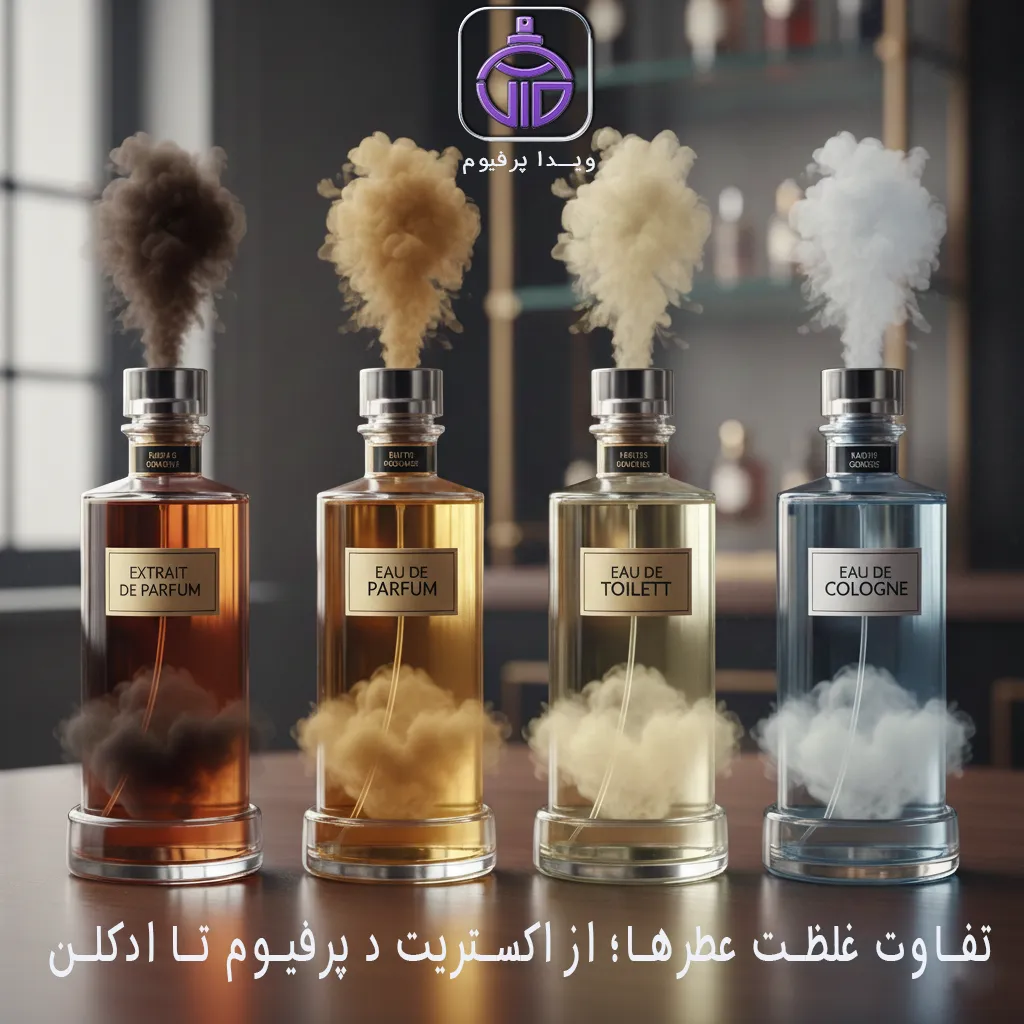 تفاوت غلظت عطرها؛ از اکستریت د پرفیوم تا ادکلن